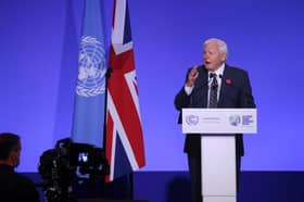 Sir David Attenborough delivers a memorable speech at the opening ceremony of the United Nations' COP26 climate conference in Glasgow in 2021 (Picture: Yves Herman/WPA pool)