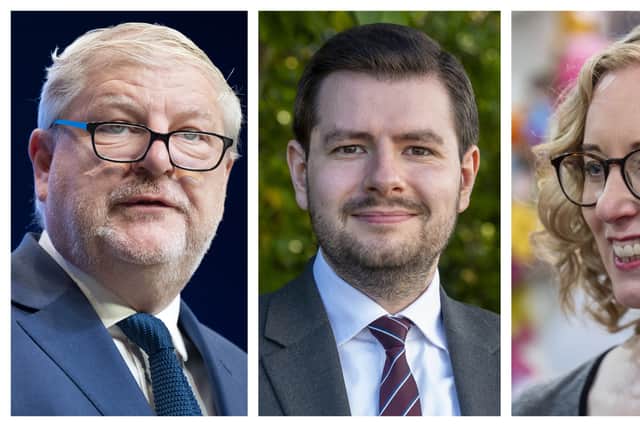 The seat is a three-horse race between the SNP’s Angus Robertson, Labour’s James Dalgleish and the Greens’ Lorna Slater.
