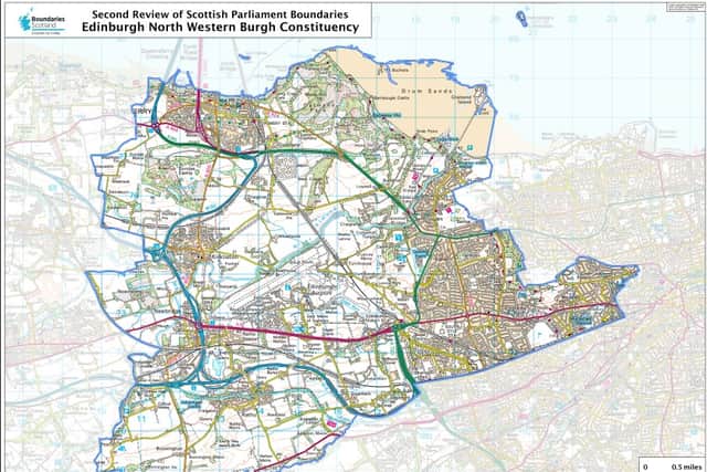 Edinburgh North Western constituency map