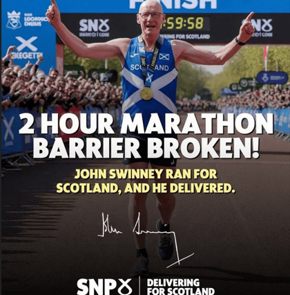 AI-generated image of John Swinney