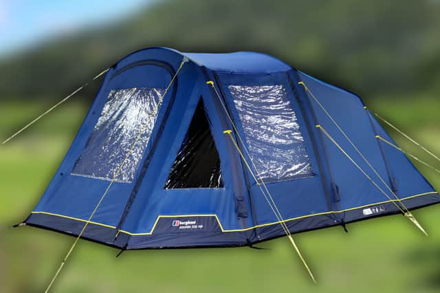 The Berghaus Adhara 500 Nightfall Tent is designed for five people and is one of the biggest savings in the GO Outdoors camping sale.