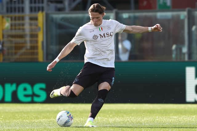 Scott McTominay played for Napoli in their goalless draw at Como.