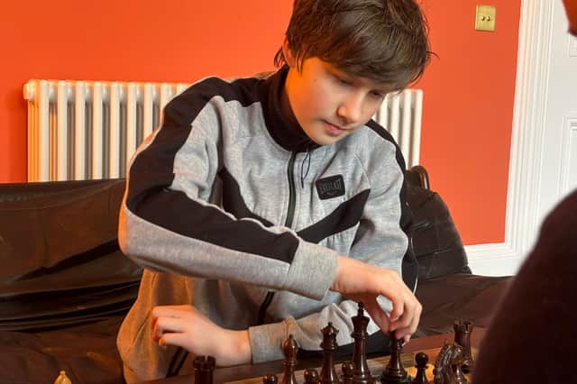 Frederick is currently ranked as the second best chess player in Scotland despite being just 15-years-old.