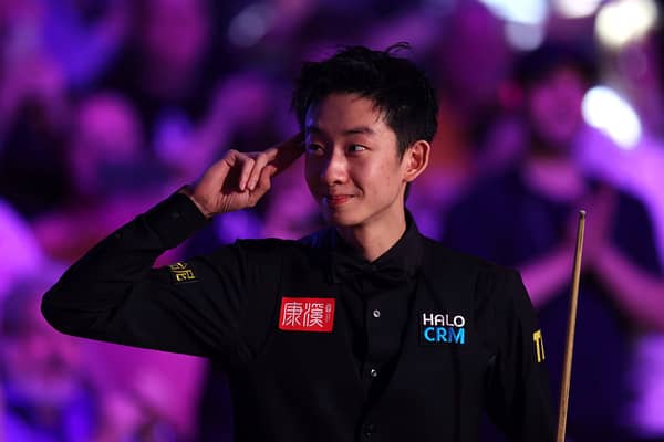 Wu Yize is hoping to win his first World Snooker Championship today.