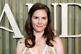 Amanda Knox attends the New York premiere of a Hulu drama series about her last summer.