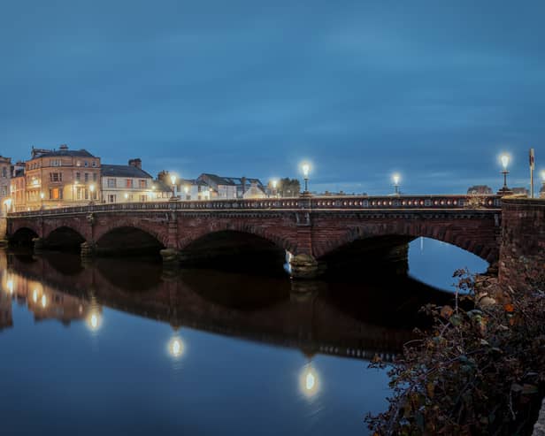 Night view of Ayr 