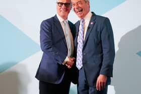 Malcolm Offord MSP and Nigel Farage MP