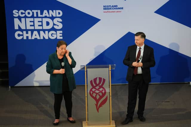 Jackie Baillie was visibly upset