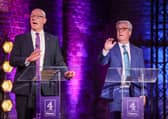 SNP leader John Swinney, clashing with Reform UK Scotland leader Malcolm Offord during the Channel 4 leaders debate