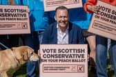 Russell Findlay's plea to voters didn't impress John McLellan (Picture: Jane Barlow)