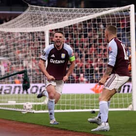 John McGinn was the hero for Aston Villa as the English Premier League sealed their place in the Europa League final on Thursday night. Cr: Getty Images.
