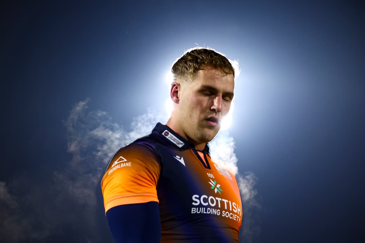 Duhan van der Merwe steht im Rampenlicht, als Edinburgh Rugby im URC in ...