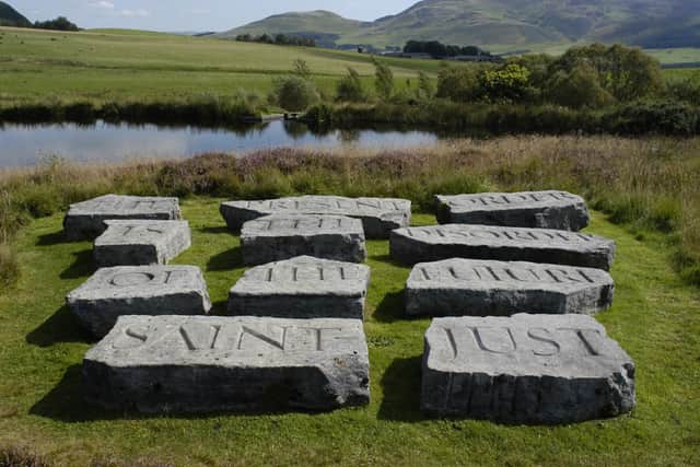 Little Sparta is the garden of the late poet and artist Ian Hamilton Finlay. Pic: Robin Gillanders