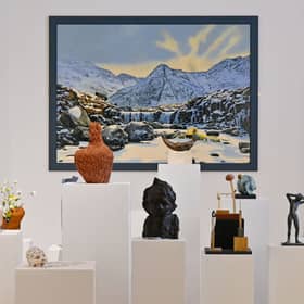 Installation view of the 200th Annual Exhibition at the RSA
