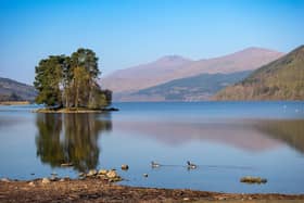 The waterside view at Kenmore, Loch Tay.
