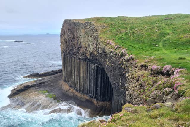 The NTS said the wind farm would be visible from Staffa 