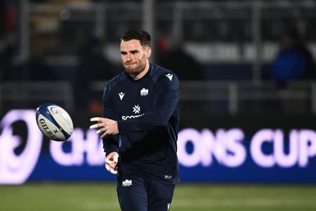 Edinburgh's Matt Currie is on the mend following a hamstring injury.