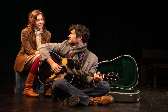 Dylan Wood and Lydia White in Once