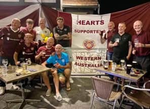 The Western Australia Hearts supporters club has around 350 members