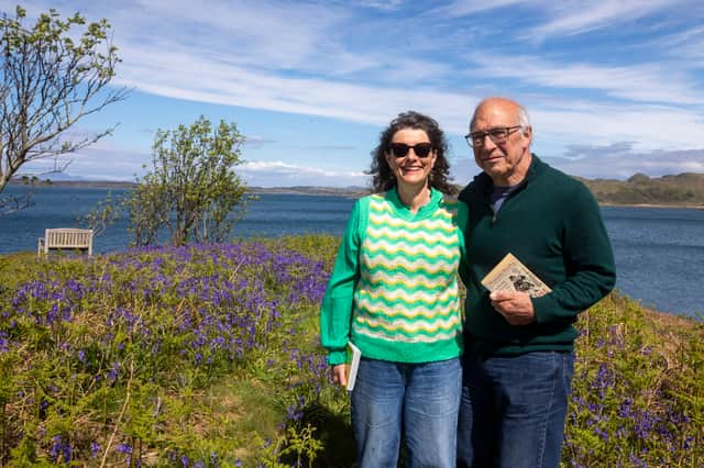 Richard Stein and Sally Lovell who have decided to put their home, Harbour Island, off the coast of Argyll, up for sale.