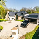 The house is set in gorgeous rural surroundings, and the driveway has plenty of space for the bonus Land Rover 