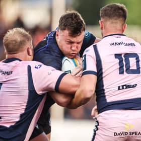 Glasgow Warriors' Jack Dempsey in action during the BKT United Rugby Championship match win over Cardiff at Scotstoun Stadium on May 8.