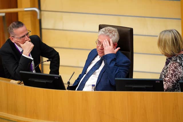 Holyrood's new Presiding Officer Kenny Gibson