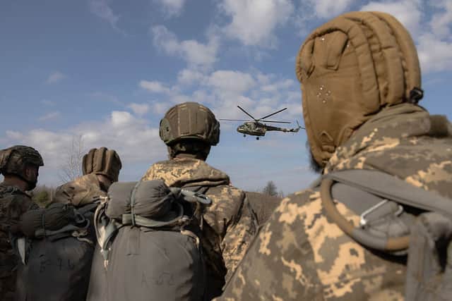 Prosecutors in Ukraine said Cutmore had transmitted the coordinates of the locations of Ukrainian units. Picture: Getty
