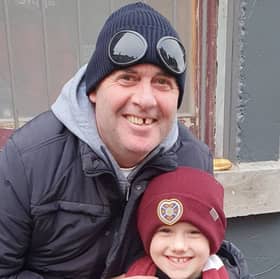 Kevin Doc and his grandson Kai