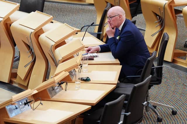 First Minister John Swinney