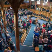 The general assembly of the Church of Scotland.