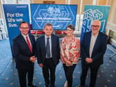 40th anniversary speakers (L to R) Andrew Wilson, Anton Muscatelli, Gail Izat, Sandy Begbie