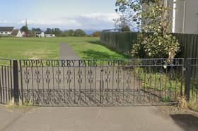 The incident happened here at Joppa Quarry Park, off Milton Road East in Edinburgh.