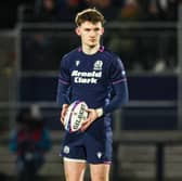 Scotland's Jake Dalziel in action during a Under 20's Six Nations match between Scotland and England at the Hive Stadium, on February 13, 2026 (Pic: SNS)