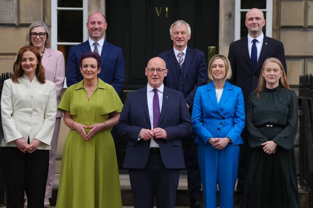 John Swinney and his Cabinet