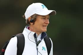 Captain Catriona Matthew led GB&I to victory in the 2024 Curtis Cup at Sunningdale and is now bidding to emulate the feat on US soil in Los Angeles next month 