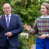 First Minister John Swinney and Public Finance Minister Hannah Mary Goodlad