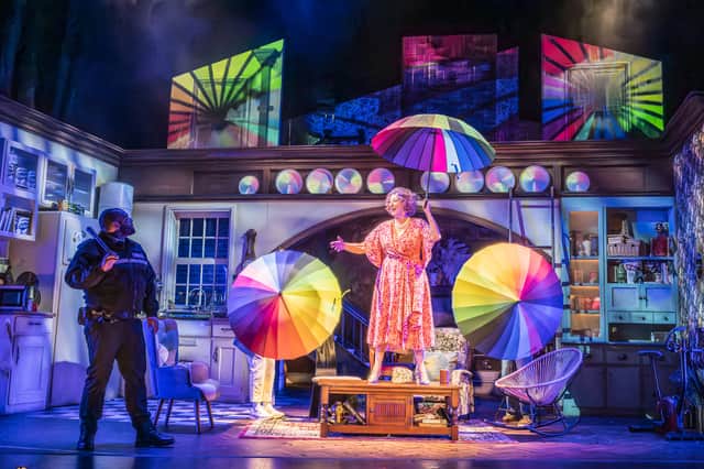 Maureen Lipman with Bailey Patrick, in Allegra, a moving comedy about a woman who is relentlessly happy.