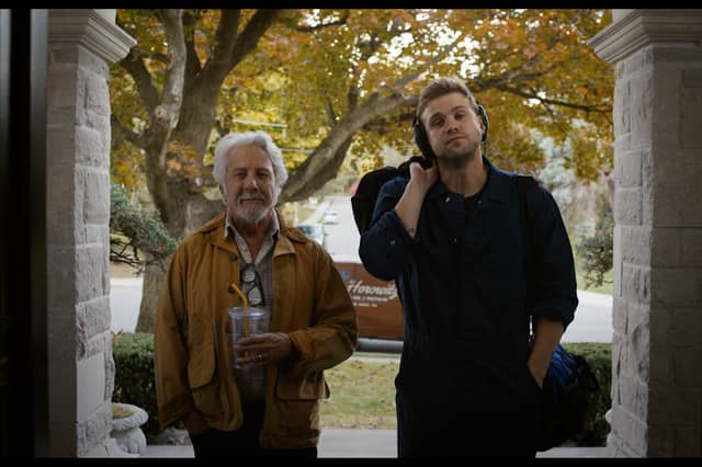 Dustin Hoffman and Leo Woodall in Tuner