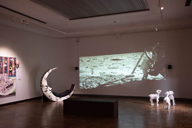 Kirsty Scott's installation To the Moon at the 2026 Duncan of Jordanstone Degree Show