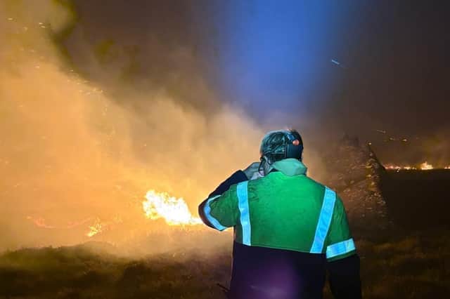 The Dava wildfire in June and July last year produced nearly as many carbon emissions as all the wildfires in the UK in a normal year
