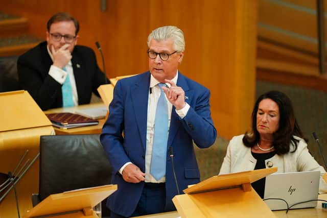 Leader of Reform UK in Scotland, Malcolm Offord