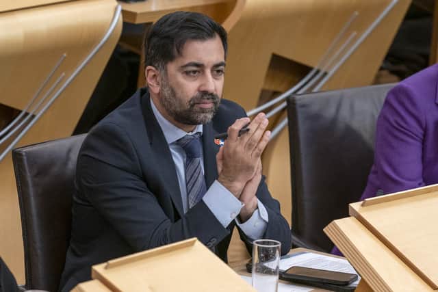 Former first minister Humza Yousaf