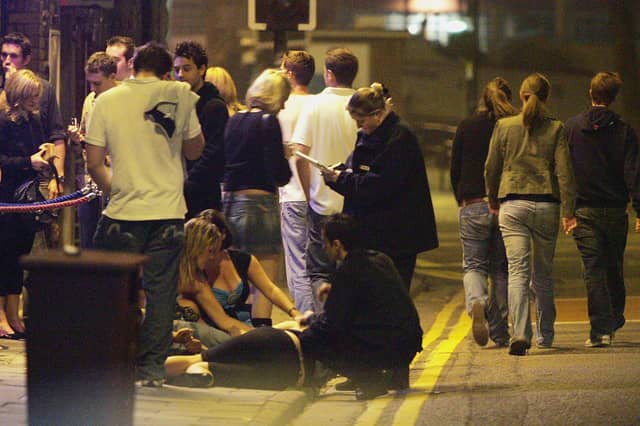 People who get into trouble on a drunken night out can be a real problem for the NHS (Picture: Matt Cardy)