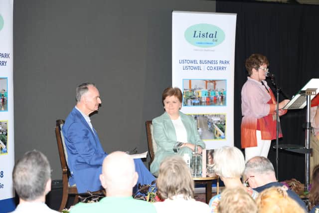 Former first minister of Scotland Nicola Sturgeon during an In Conversation about her book 'Frankly' at the Listowel Writers' Week Literary Festival, at Listowel Arms Hotel, Co Kerry PIC: Lina Jevdet/PA Wire