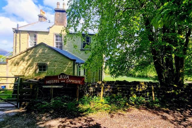 Ulva's hostel and campsite which opened in 2023