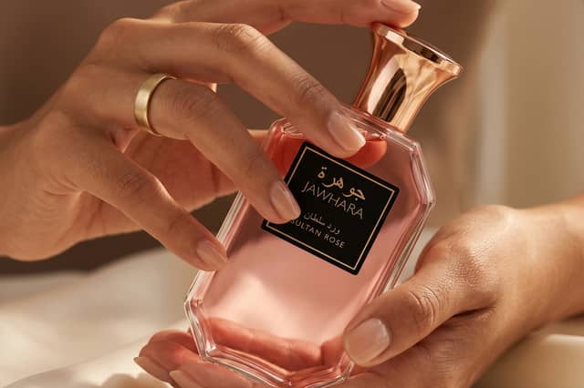 Jawhara’s new Arabian-inspired fragrance collection, including Sultan Rose (pictured) has launched at Boots for £14.99.