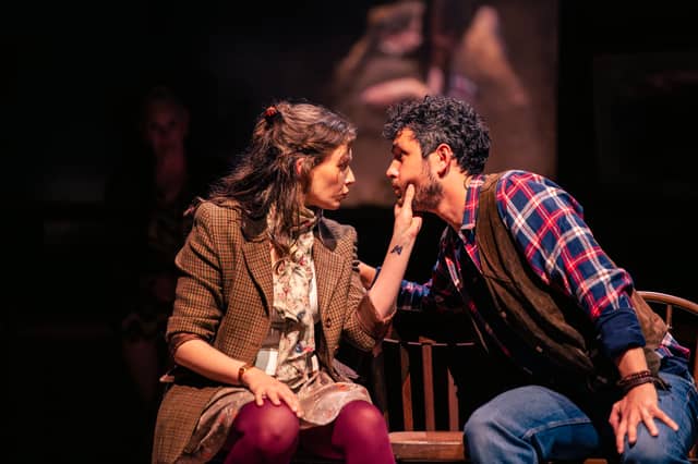 Lydia White and Dylan Wood in Once at Pitlochry Festival Theatre