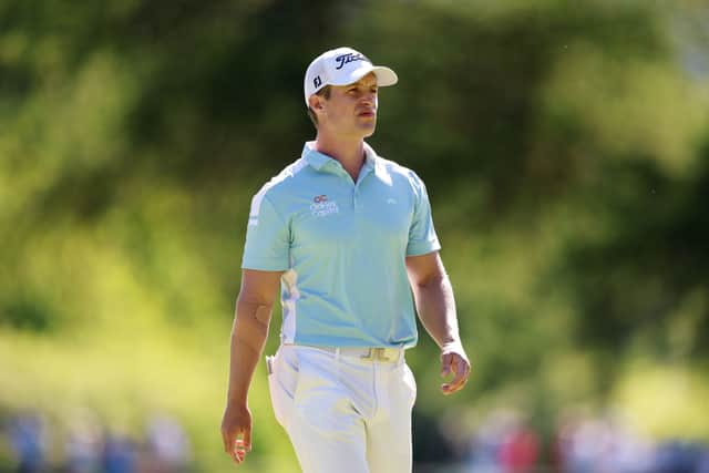 Calum Hill pictured on day two of the Austrian Alpine Open presented by Kitzbühel Tirol