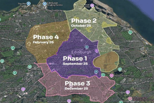The Edinburgh scheme has been extended three times since being launched in September 2025